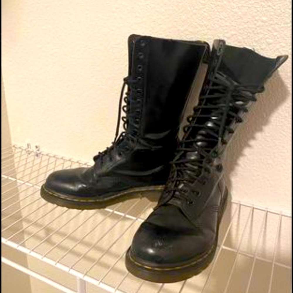 1914 leather tall boots